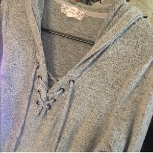 Grey long sleeve sweater
